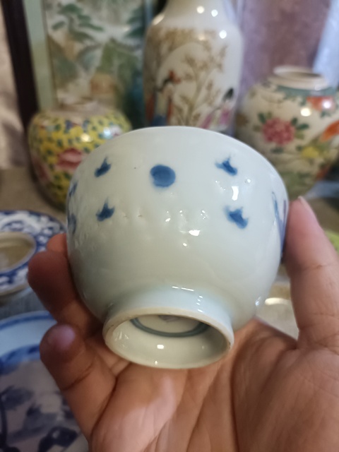 古玩陶瓷清早·青花龍紋杯 真品鑒賞圖