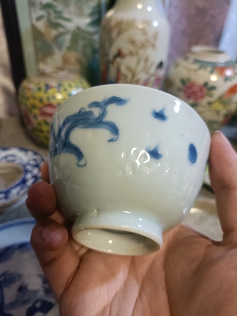 古玩陶瓷清早·青花龍紋杯 真品鑒賞圖