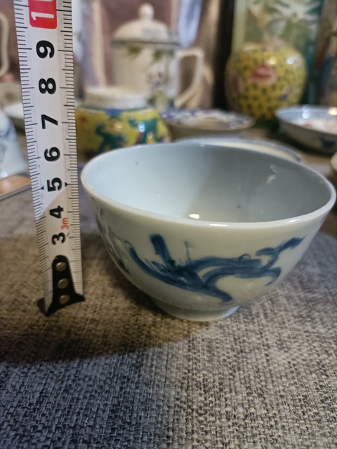古玩陶瓷清早·青花龍紋杯 真品鑒賞圖