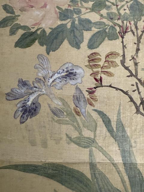 古玩字畫花卉真品鑒賞圖