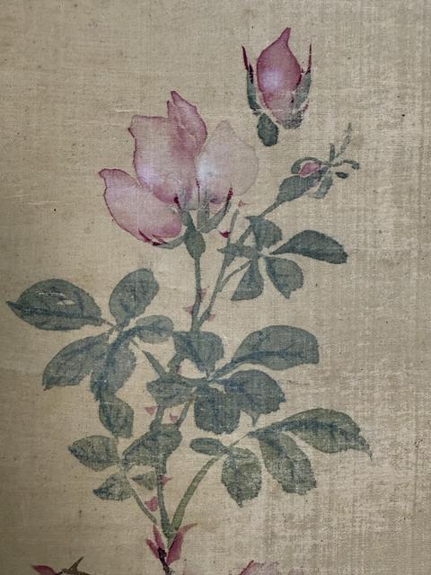 古玩字畫花卉真品鑒賞圖
