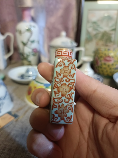 古玩陶瓷創匯粉彩雪景圖鼻煙壺拍賣，當前價格3888元