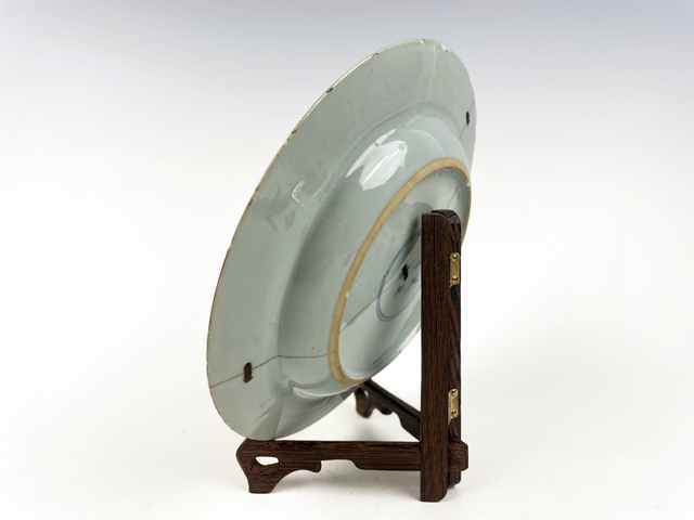 古玩陶瓷清雍正·粉彩團菊花卉折沿盤拍賣，當前價格396元