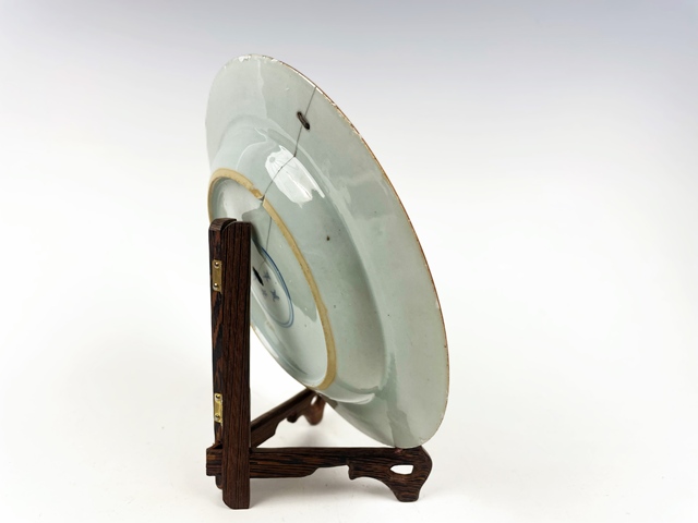 古玩陶瓷清雍正·粉彩團菊花卉折沿盤拍賣，當前價格396元