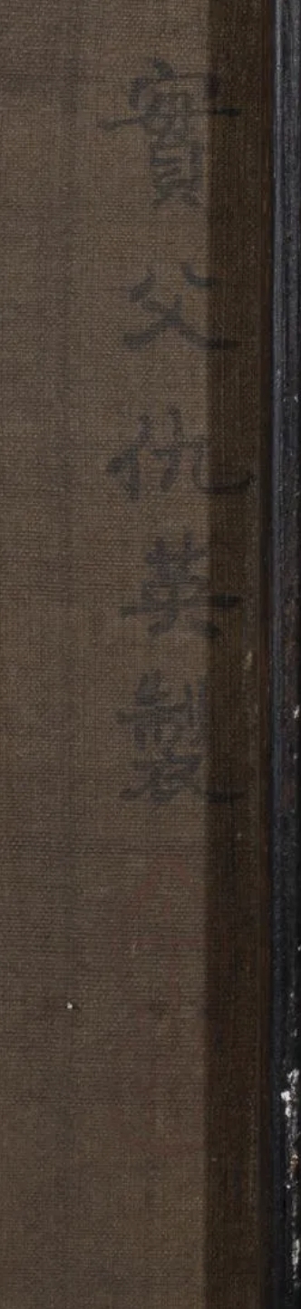古玩字畫仇英款仕女真品鑒賞圖