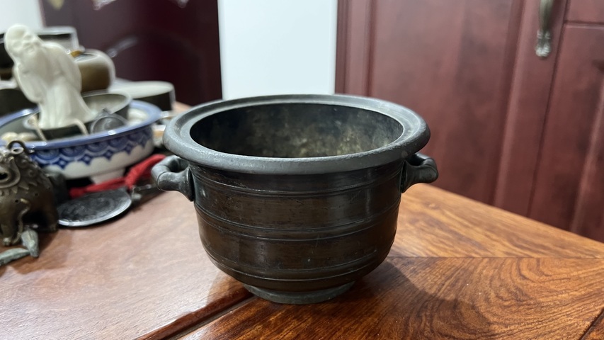 古玩雜項銅香爐真品鑒賞圖