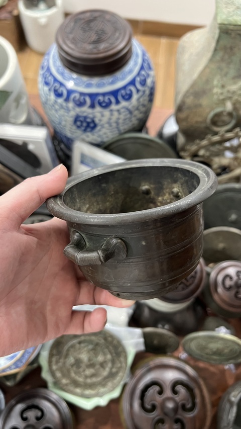 古玩雜項銅香爐真品鑒賞圖