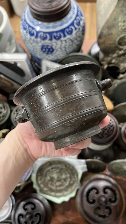 古玩雜項銅香爐真品鑒賞圖