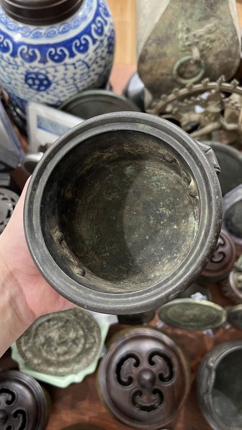 古玩雜項銅香爐真品鑒賞圖