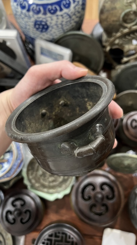 古玩雜項銅香爐真品鑒賞圖