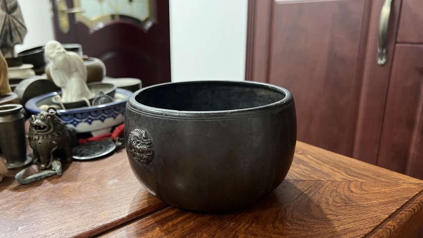 古玩雜項(xiàng)銅缽爐真品鑒賞圖