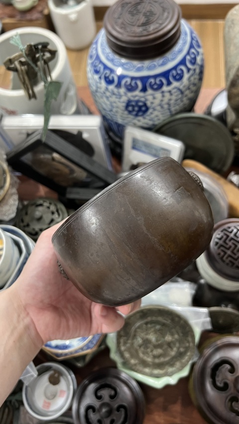 古玩雜項(xiàng)銅缽爐真品鑒賞圖