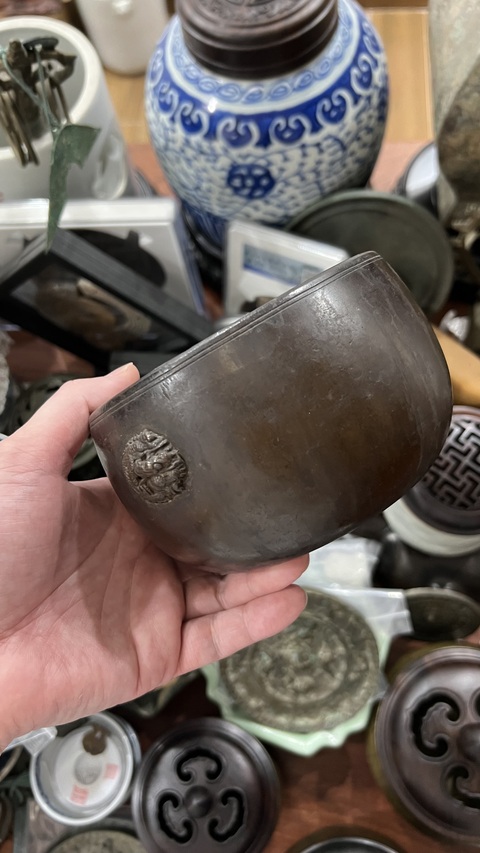古玩雜項(xiàng)銅缽爐真品鑒賞圖