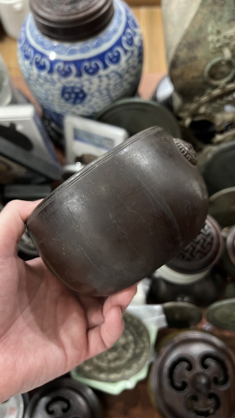 古玩雜項(xiàng)銅缽爐真品鑒賞圖