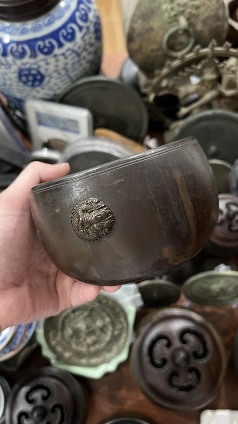 古玩雜項(xiàng)銅缽爐真品鑒賞圖
