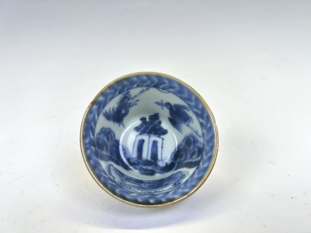 古玩陶瓷清康熙·外紫金釉青花海屋添籌杯拍賣，當(dāng)前價格88元