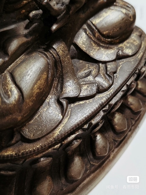 古玩銅器燃燈佛真品鑒賞圖