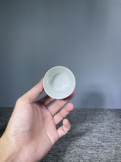 古玩陶瓷清晚期.青花壽字茶杯拍賣,當前價格0元