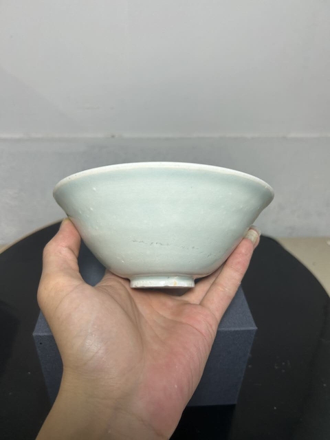 古玩陶瓷青白釉雙魚碗真品鑒賞圖