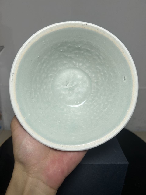 古玩陶瓷青白釉雙魚碗真品鑒賞圖