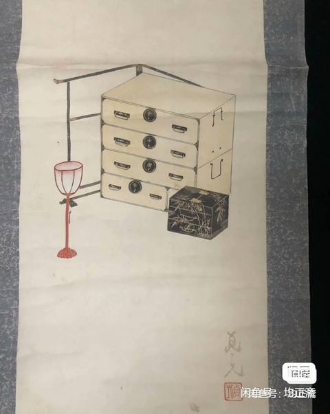 古玩字畫(huà)工筆靜物作品真品鑒賞圖