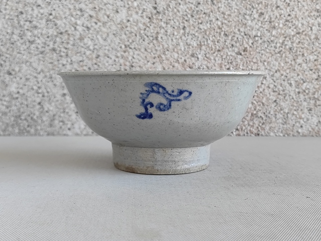 古玩陶瓷青釉青花龍紋高足碗拍賣，當(dāng)前價格580元
