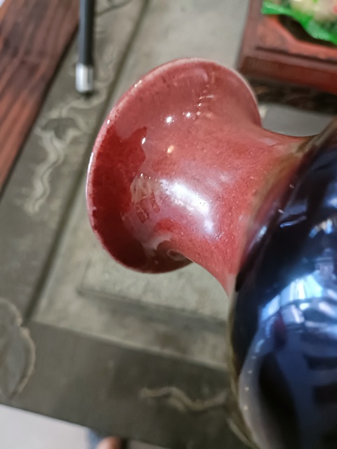 古玩陶瓷三陽開泰觀音瓶真品鑒賞圖