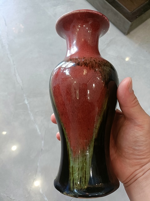 古玩陶瓷三陽開泰觀音瓶真品鑒賞圖