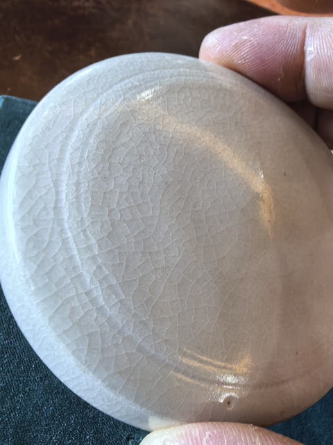 古玩陶瓷青白釉粉盒真品鑒賞圖