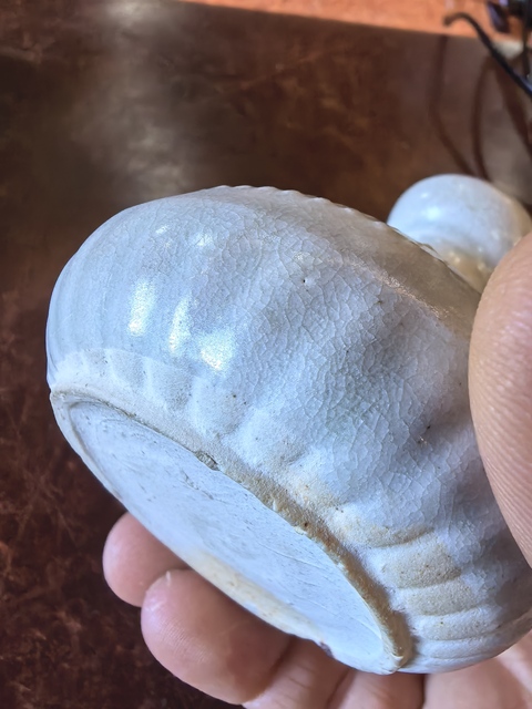 古玩陶瓷青白釉花卉紋葫蘆瓶真品鑒賞圖