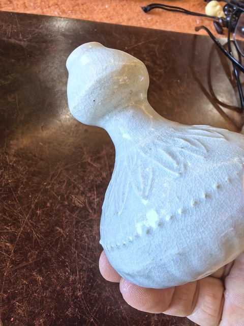 古玩陶瓷青白釉花卉紋葫蘆瓶真品鑒賞圖