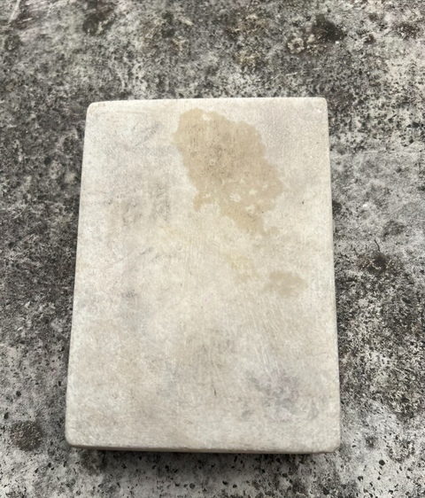 古玩雜項配蓋易水白玉硯真品鑒賞圖