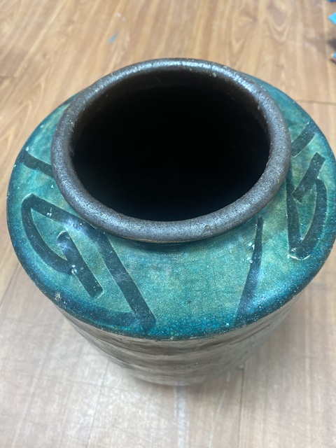 古玩陶瓷花鳥紋罐真品鑒賞圖