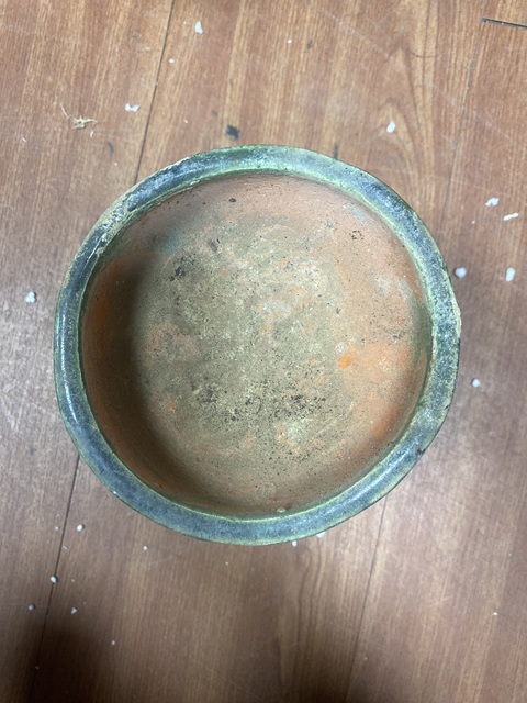 古玩陶瓷三彩豆真品鑒賞圖