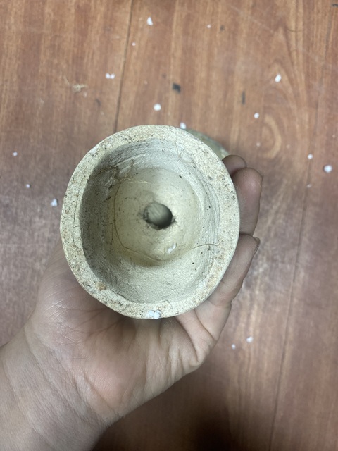 古玩陶瓷三彩豆真品鑒賞圖