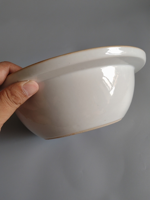 古玩陶瓷淺絳凈手盆真品鑒賞圖
