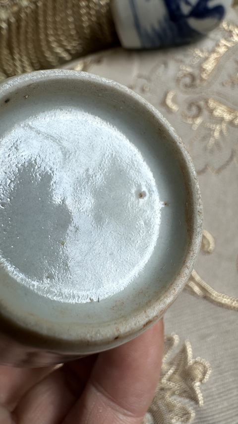 古玩陶瓷青花大吉大利圖瓶，注意品相真品鑒賞圖