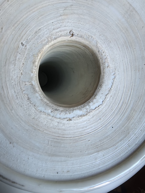 古玩陶瓷粉彩燭臺真品鑒賞圖