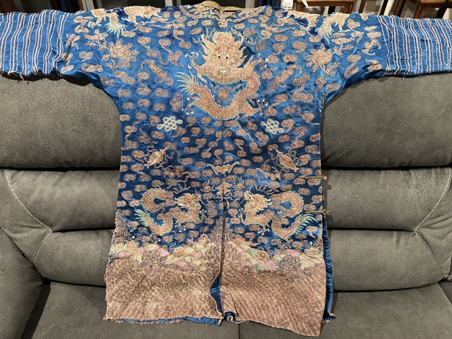 古玩雜項蟒袍真品鑒賞圖