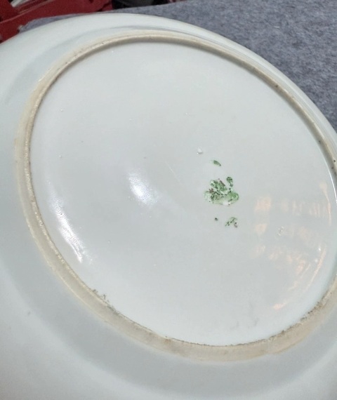 古玩陶瓷廣彩人物故事紋盤真品鑒賞圖