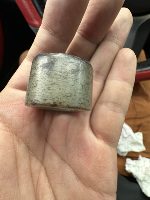 古玩玉器扳指真品鑒賞圖