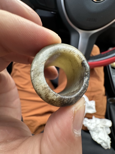 古玩玉器扳指真品鑒賞圖