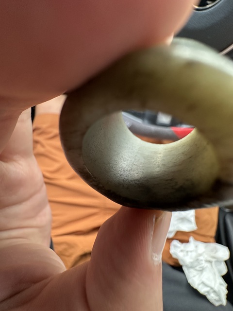 古玩玉器扳指真品鑒賞圖