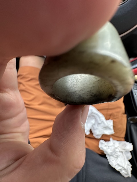 古玩玉器扳指真品鑒賞圖