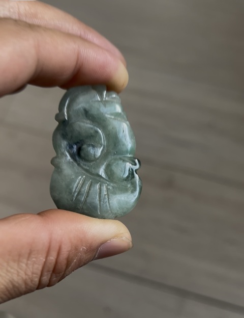 古玩玉器翡翠掛墜真品鑒賞圖