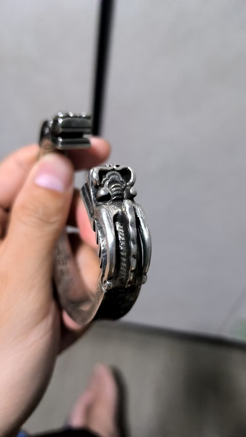 古玩雜項銀鐲真品鑒賞圖