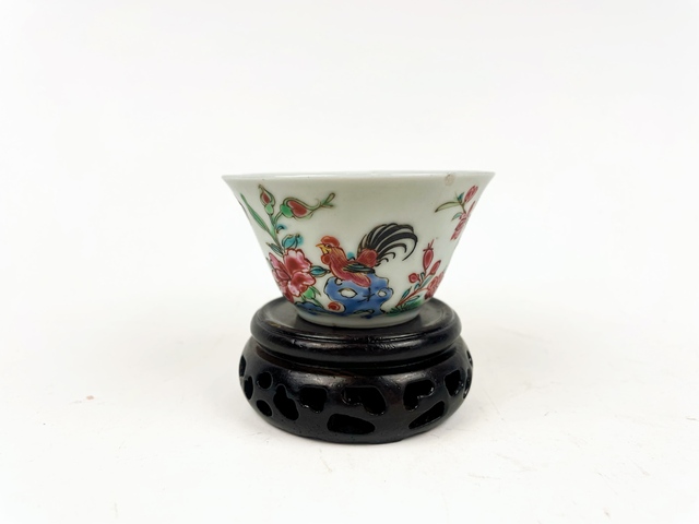 古玩陶瓷清雍正·粉彩雞缸杯拍賣,當前價格198元