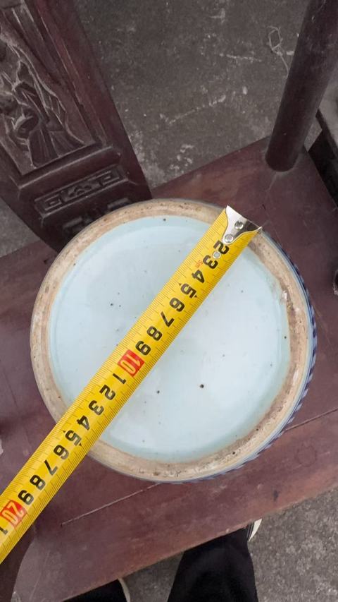 古玩陶瓷青花四系壺拍賣,當前價格590元