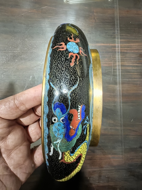 古玩銅器銅缽真品鑒賞圖