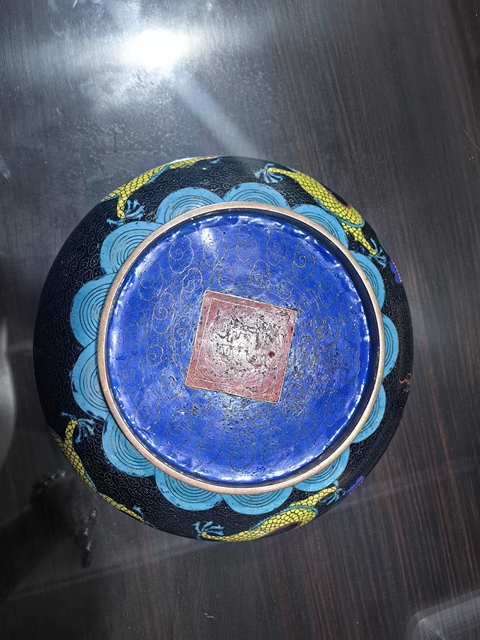 古玩銅器銅缽真品鑒賞圖